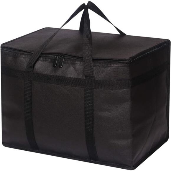 XL Insulated Reusable Grocery Bags with Sturdy Zipper Reinforced Bottom &Handles - Picture 1 of 8